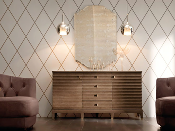 ELETTRA - Wooden sideboard with doors by OPERA CONTEMPORARY - view 2